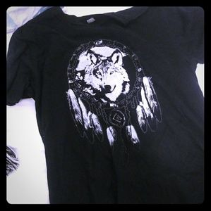 Wolf Dream-catcher shirt